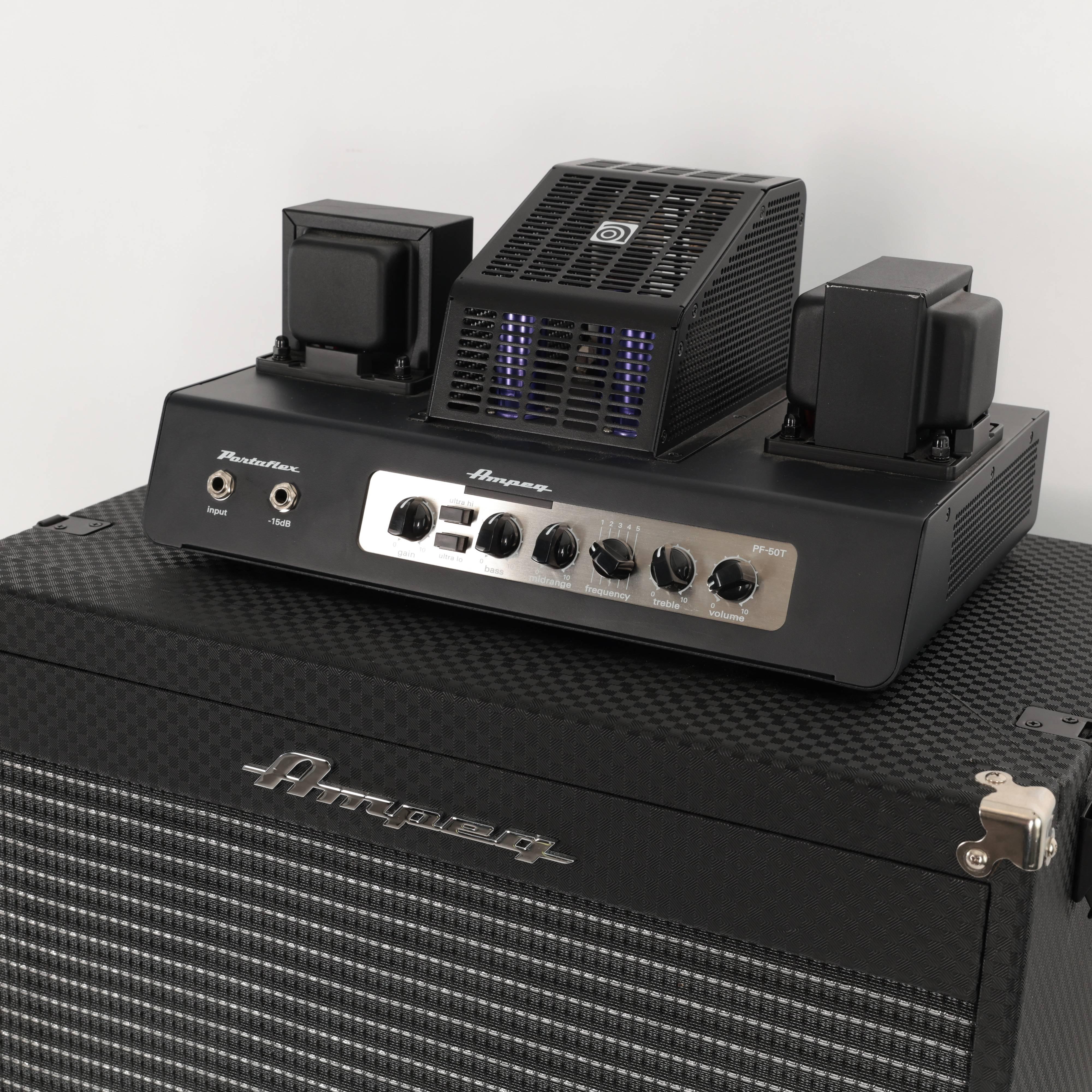 Second Hand Ampeg PF-50T Head With PF-115 HE 450W Cab 033